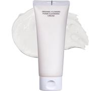 Kalanka-Crème Nettoyante Mousse De Fleurs Bio, Naturelle, Fermentée, Hydratante, Apaisante, Exfoliante, Peau Unifiée, Sans Résidu, Peau Sensible, Peau Normale À Sèche, 6,7 Fl. Oz. Oz / 200ml