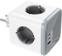 KALANKA-Cube Multiprise USB C Chargeur Rapide GaN PD 33W, 7 en 1 Bloc Multiprise Murale USB Adaptateur Secteur avec 4 Prises AC (16A/4000W), USB-A et 2-USB-C, Multi Prise Electrique pour Salon Bureau