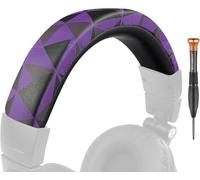 KALANKA-Cuir Protéiné Housse de Rechange pour Audio Technica ATH M50, M50X, M50XWH, M50XBT, M50XBT2, M50S/LE Casque Bandeau,Remplacement Headband Accessoires