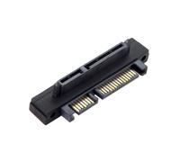 KALANKA-CY SATA 22 broches 7+15 mâle vers SATA 22 broches femelle Adaptateur convertisseur convertisseur coudé 90 degrés