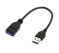 KALANKA-CY USB 3.0 Type A Male to USB 3.0 Type A Female Extension Cable 20cm 5Gbps