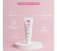 Kalanka-Cytolnat - Cytolrose Cc Crème Teintée Anti-Rougeurs - Apaise, Hydrate, Camoufle Les Rougeurs - Effet Masquant Immédiat - Teinte Universelle - Peaux Sensibles - Visage - Formule Naturelle - 40