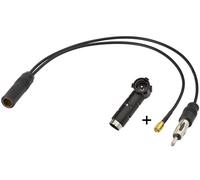 Kalanka-Dab Dab + Antenne Smb Autoradio Antenne Splitter Fiche Din À Din Socket Pigtail Câble Rg174 12inch 30cm Pour La Réception De Digitalradio Blaupunkt Beat Technisat Pioneer Sony Jvc