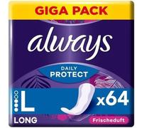 Kalanka-Daily Protect Lot De 64 Protège-Slips Longs Avec Parfum Frais, Confort Et Noyau Absorbant