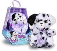 KALANKA-DALMATA avec Sons d'Ouverture et de Fermeture des Yeux, Inclut une Couverture Personnalisée ,Peluche Interactive de Chiots Endormis ,Jouet Cadeau pour Garçons et Filles de 18 Mois et Plus