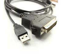 KALANKA-DB25 Converter Cable with RS232 Silabs CP2102 USB Cable (Length: 180cm)