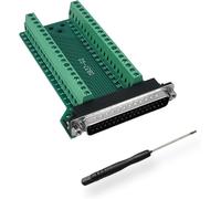 KALANKA-DB37 Adaptateur D-SUB RS-232 RS485 série vers module de signal de bornier sans soudure à 37 broches avec tampon isolant (1 fiche)