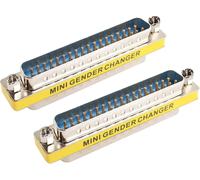 KALANKA-DB37 Lot de 2 câbles série D-SUB 37 broches mâle vers mâle pour changer de genre VGA