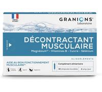 Kalanka-Décontractant Musculaire Granions Réduit Les Crampes, Gênes, Raideurs Musculaires Magnesium, Vitamine B, Cuivre, Selenium Pour Toute La Famille 30 Ampoules Fabriqué En France