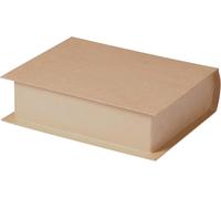 KALANKA-Décopatch BT070C - Un support en papier brun mâché 17x10x12 cm, Boîte livre