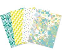 KALANKA-Decopatch TD894C - Pochette 4 Feuilles Foil Assorties - Dorure à chaud - Customisation et loisirs créatifs - 30x40cm - ColourTherap