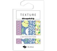 KALANKA-Decopatch TD895C - Pochette 4 Feuilles Foil Assorties - Dorure à Chaud - Customisation et Loisirs Créatifs - 30x40cm - Pâques
