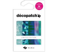 KALANKA-Décopatch TD927C - Assortiment de 4 papiers Foil avec dorure à Chaud - Papier déco - Aurores boréales
