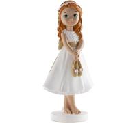 Kalanka-Dekora - 315106 Figurine De Communion, Résine, Blanc, 13 Cm