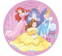 KALANKA-Dekora - Decoration Gateau Anniversaire Feuille Azyme Princesses Disney - 20 cm Diametre