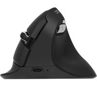 KALANKA-DeLUX Souris Ergonomique, Mini Souris Verticale sans Fil, Clic Silencieux, 4000 DPI, 6 Boutons, Bluetooth/2.4G Double Mode, pour Tunnel Carpien, pour Ordinateur Portable/PC/Mac (Black)