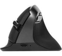 KALANKA-DeLUX Souris Verticale Ergonomique sans Fil Silencieux, Bluetooth 5.0 et 2.4G, Souris Rechargeable, 4000 DPI, 6 Boutons, Souris Optique pour Ordinateur PC, Petite Main (M618Mini-Gris)