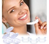 Kalanka-Dentier Sourire Parfait,Dentier Sourire Fausse,3 Paires Facette Prothese Dentaire
