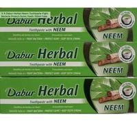 Kalanka-- Dentifrice Aux Herbes - Au Neem - Lot De 3 Tubes De 100 G