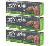 Kalanka-Dentifrice Biomed Gum Health 98% Naturel Renforcement Et Protection Des Gencives Huiles Essentielles De Sauge, D`Écalyptus, De Romarin Et De Cèdre, Végétalien, Sans Sles 3x100 G (Lot De 3