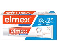 Kalanka-- Dentifrice Elmex Anti-Caries Blancheur Douce 0 % Colorants - Caries - Dents Sensibles, Gencives Douloureuses, Protection De L'email - 2 X 75 Ml