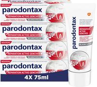Kalanka-Dentifrice Réparation Active Gencives Blancheur, Action Anti-Tartre, Cliniquement Prouvé Pour Aider À Réparer Les Gencives Qui Saignent, Action Blancheur & Elimine Les Tâches, Lot De4x75ml