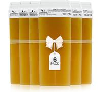 Kalanka-Dermawax 6 X 100 Ml Cartouches De Cire Roll-On,Épilation Douce Olive-Peaux Sensibles,Aisselles,Jambes,Bras,Dos, Poitrine-Kit Professionnel, Hydratation, Facile À Utiliser (100 Ml (Lot De 6),