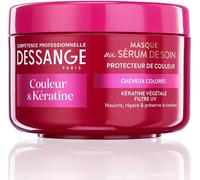 Kalanka-Dessange - Masque Capillaire Couleur & Kératine - Formule Enrichie En Kératine Végétale & Filtre Uv - Nourrit, Répare & Préserve La Couleur - Pour Cheveux Colorés - 250 Ml