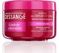 Kalanka-Dessange - Masque Capillaire Couleur & Kératine - Formule Enrichie En Kératine Végétale & Filtre Uv - Nourrit, Répare & Préserve La Couleur - Pour Cheveux Colorés - 250 Ml