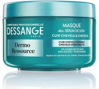 Kalanka-Dessange - Masque Capillaire Hydra-Apaisant Dermo Ressource - Formule Enrichie Aux Algues & Niacinamide - Apaise & Hydrate - Pour Cuir Chevelu Sensible & Cheveux Déshydratés - 250 Ml