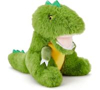 KALANKA-Dinosaure T-Rex en peluche de 18 cm, animal préhistorique doux et réaliste, idéal pour les amateurs de jeux et de dinosaures, présenté sur TikTok (18 cm de longueur)