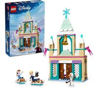 KALANKA-¿ Disney La Reine des Neiges Le château de Glace d'Arendelle - Jouet de Construction avec Mini-Poupées d'Anna & Elsa - Olaf & Figurine de Pingouin - Cadeau pour Fille dès 5 Ans 43265