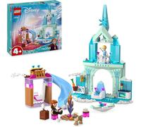 KALANKA-Disney Princess Le Château de Glace d¿Elsa, Jouet de Princesse La Reine des Neiges, 2 Figurines Animales et Mini Poupées Elsa et Anna, Cadeau pour Filles et Garçons Dès 4 Ans 43238