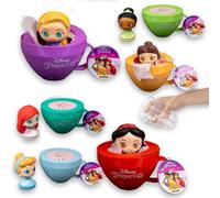 KALANKA-Disney Princess Tea Party, Princesses Disney Poupées, Petites Poupées de Petite Fille Ariel, Raiponce, Cendrillon et Blanche-Neige, 2 Pièces pour Enfants de Kiosque