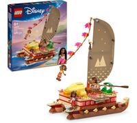 KALANKA-¿ Disney Vaiana 2 Le Bateau d¿Aventure de Vaiana - Jeu de Construction avec Bateau à Voile en Tissu - Pont Amovible, Feu de Camp & 3 Mini-Poupées Dont Loto & Moni - Cadeau pour Fille 6 Ans 43