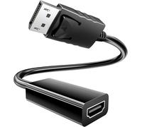 KALANKA-DisplayPort vers HDMI Transmission à Sens Unique Adaptateur Convient aux Téléviseurs HD, Ordinateurs, Moniteurs, Ordinateurs de Bureau, Ordinateurs Portables, Projecteurs, etc