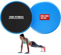 Kalanka-Disques De Glisse Double Face ¿ Core Sliders Pour Abdominaux, Yoga, Pilates Et Renforcement ¿ Gliding Discs Pour Tapis Et Sols Durs ¿ Équipement D'entraînement À Domicile, 2 Pièces