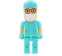 KALANKA-- Doctor Hospital Chirurgie - 128 GB USB Flash Drive - 3.0 Haute Vitesse 128 Go - Mémoire Stick Stockage de Données \u2013 Pendrive \u2013 Bleu