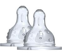 Kalanka-Dodie Initiation+ Tétine Ronde 3 Vitesses Anti-Colique Col Large Silicone Débit 1 0-6 Mois