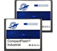 KALANKA-Dogfish Compact Flash Card 2Go 2 Pack Carte Mémoire CF Type I Haute Performance FAT16 pour Équipements Industriels et Appareils Photo Numériques Anciens