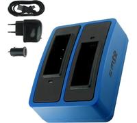 KALANKA-Double Chargeur (USB/Auto/Secteur) pour Rollei DS-SD20 / Bullet 3S, 5S (WiFi) / AEE, Actionpro, BeastVision, Astak ...