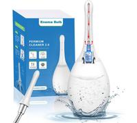 Kalanka-Douche Anale Lavement Nettoyage Intestinal Femme Monsieur - Douche Anale 245 Ml Irrigateur Intestinal Anti-Retour Et Filtre Enema Peut Être Connecté À Un Tuyau De Douche (Blanche)