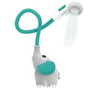 KALANKA-- Douchette Bain Éléphant Grise et Verte - Jouet Bain bébé - Jeu Bain et Douche Eveil des Sens - Tuyau Aspergeur Jouet de Bain bébé - Cadeau bébé de 0 à 2 Ans