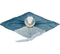 KALANKA-Doudou en Polyester, Le Blaireau Felix, Compagnon de Route dès la Naissance, env. 27 x 27 cm, Felix et Leo, Bleu