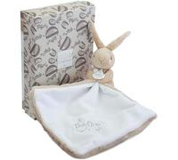 KALANKA-DOUDOU ET COMPAGNIE - Lapin Beige avec Doudou Fleur ¿ Peluche Bébé Mixte Ultra Douce dès la Naissance ¿ Doudou avec Boîte Cadeau pour Offrir ¿ Garantie Doudou Perdu - DC4364