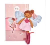 KALANKA-DOUDOU ET COMPAGNIE - - Les Fées De La Forêt - Poupée Chiffon Tara 25 cm - Bleu Et Parme - Tissu Doux Avec Ailes Papillon - Jolie Boîte Cadeau Incluse - Idée Cadeau Naissance Filles - JJ6031