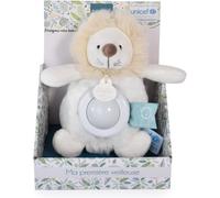 Kalanka-Doudou Et Compagnie - Veilleuse Peluche Lion Musicale Et Lumineuse Pour Enfant - Avec 3 Lumières - Taille 20 Cm - Couleur Blanc/Beige - Collection Unicef - Idée Cadeau Dès La Naissance - Dc39