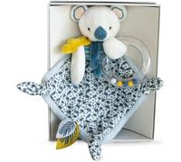 KALANKA-- Doudou Hochet - Yoca le Koala - Jouet Educatif - Boîte Cadeau - 22 Cm - Idée Cadeau de Naissance Fille et Garçon - Garantie Doudou Perdu - DC3666