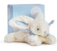 KALANKA-- Doudou Lapin Bonbon - Boite Cadeau - Bleu - 16 Cm - Doux - Idée Cadeau de Naissance Fille et Garçon - Garantie Doudou Perdu - \u200eDC3376