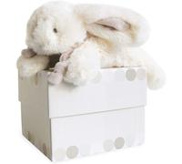 KALANKA-- Doudou Lapin Bonbon - Boite Cadeau - Taupe - 20 Cm - Doux - Idée Cadeau de Naissance Fille et Garçon - Garantie Doudou Perdu - 1240